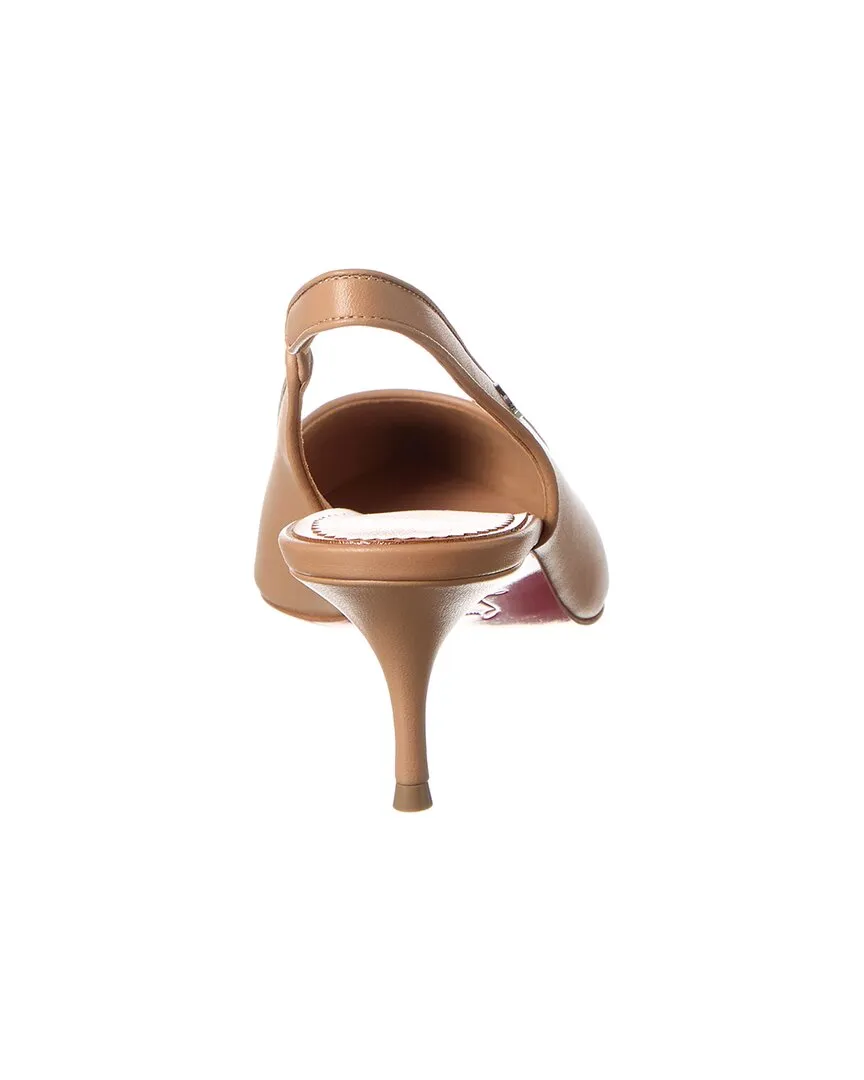 Christian Louboutin Sporty Kate 55 Leather Slingback Pump
