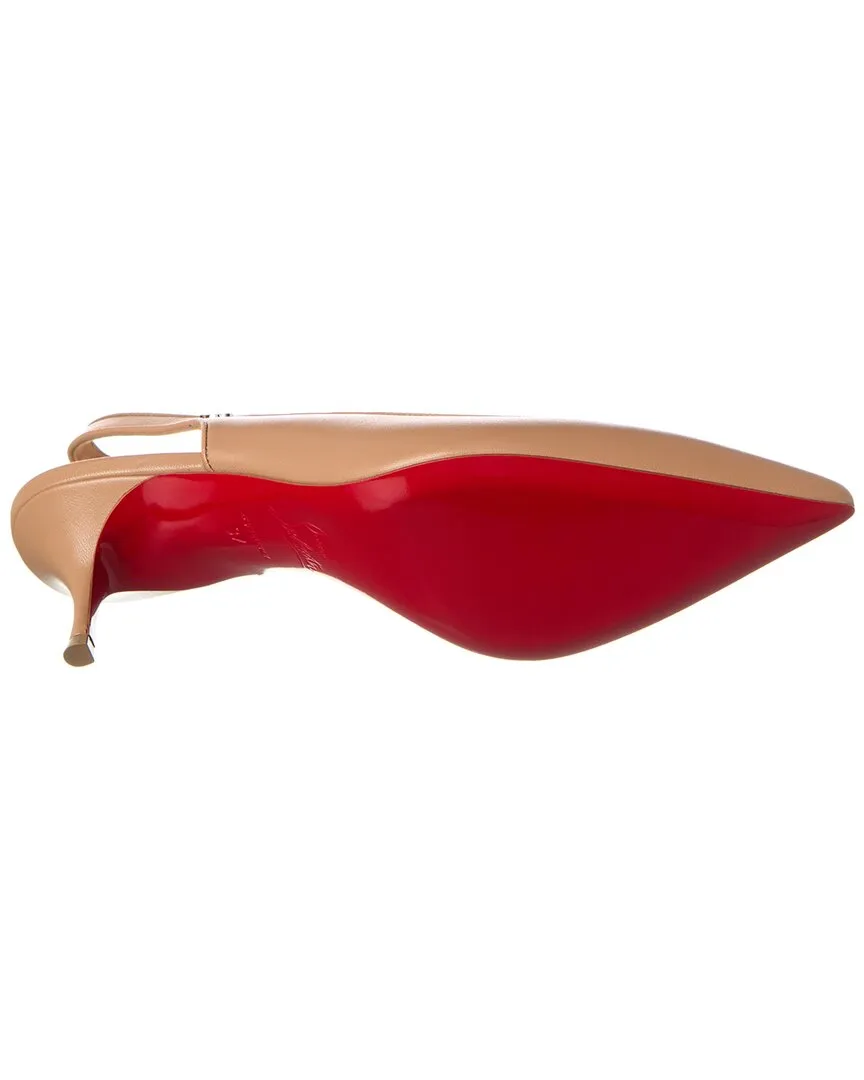 Christian Louboutin Sporty Kate 55 Leather Slingback Pump