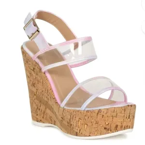Cotton Candy Wedge In Pink