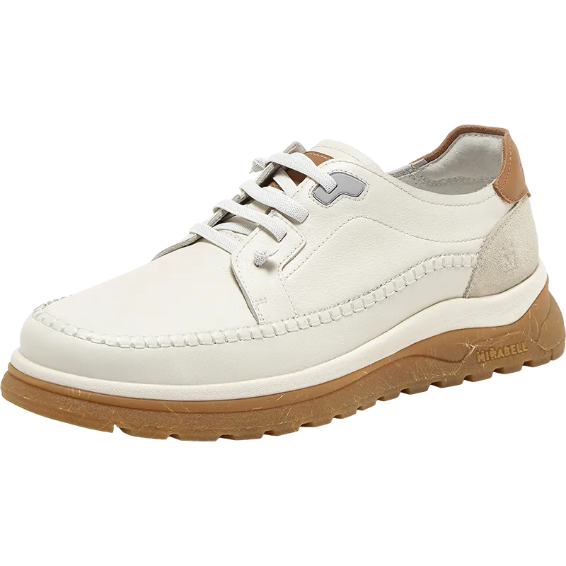 Cow leather/cow split leather men's casual shoes