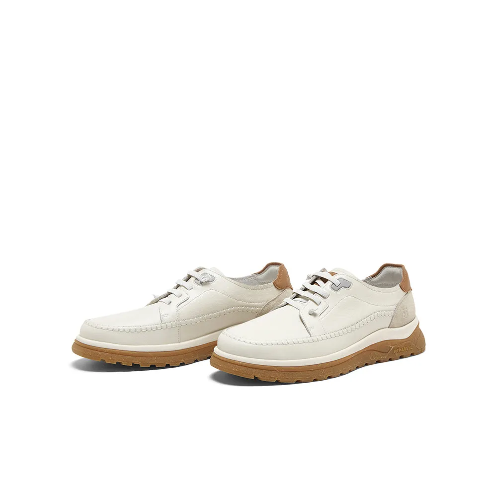 Cow leather/cow split leather men's casual shoes