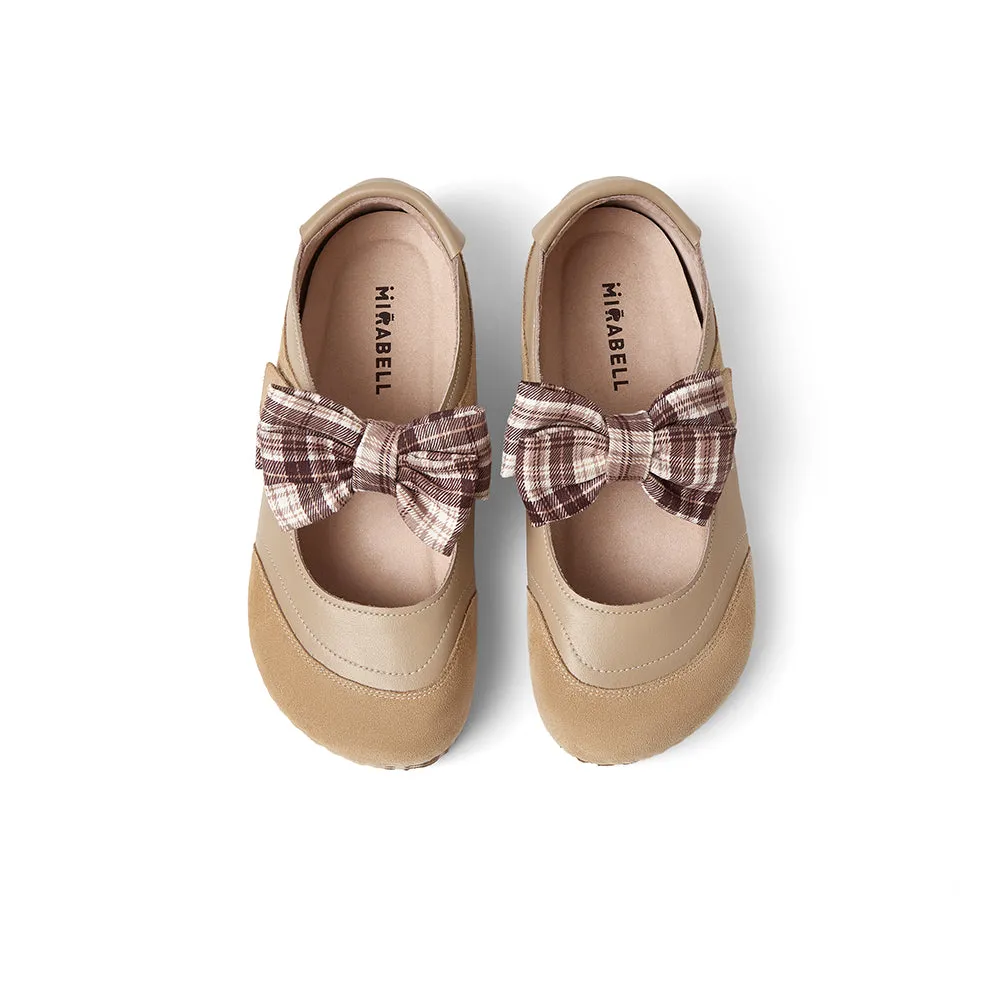 Cow leather/cow split leather women's casual shoes