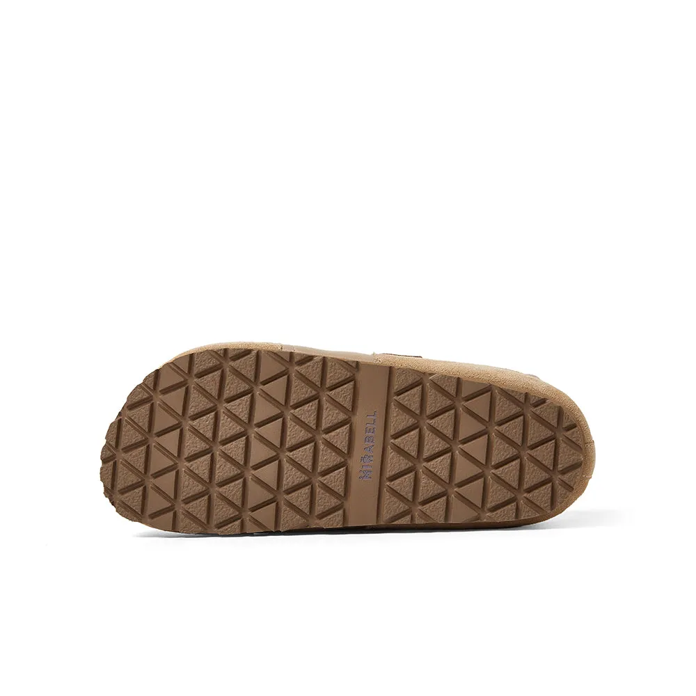 Cow leather/cow split leather women's casual shoes