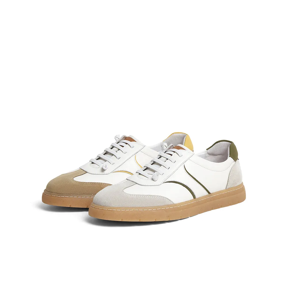Cow leather/cow split leather/synthetic leather men's casual shoes (Men)