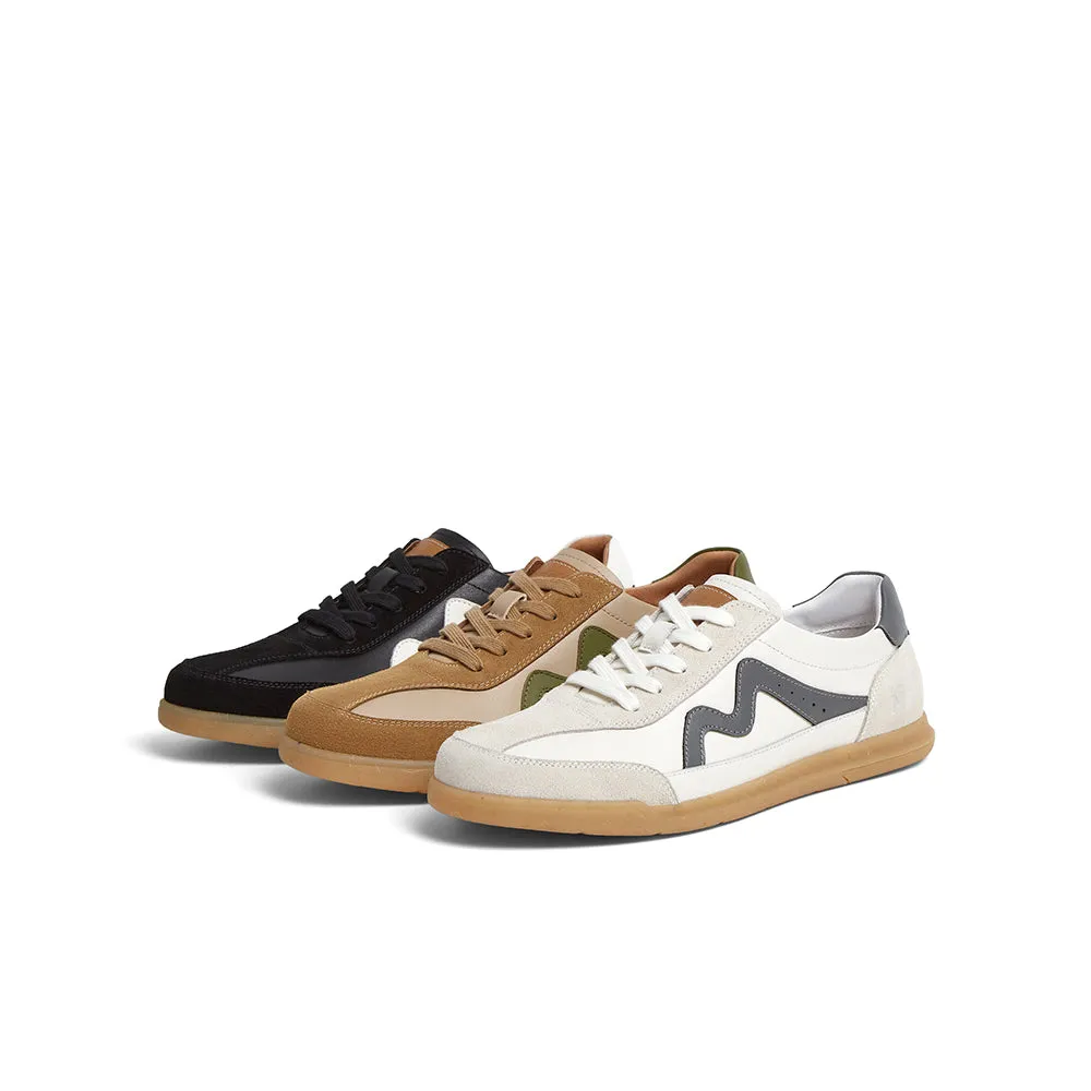 Cow leather/cow split leather/synthetic leather men's casual shoes