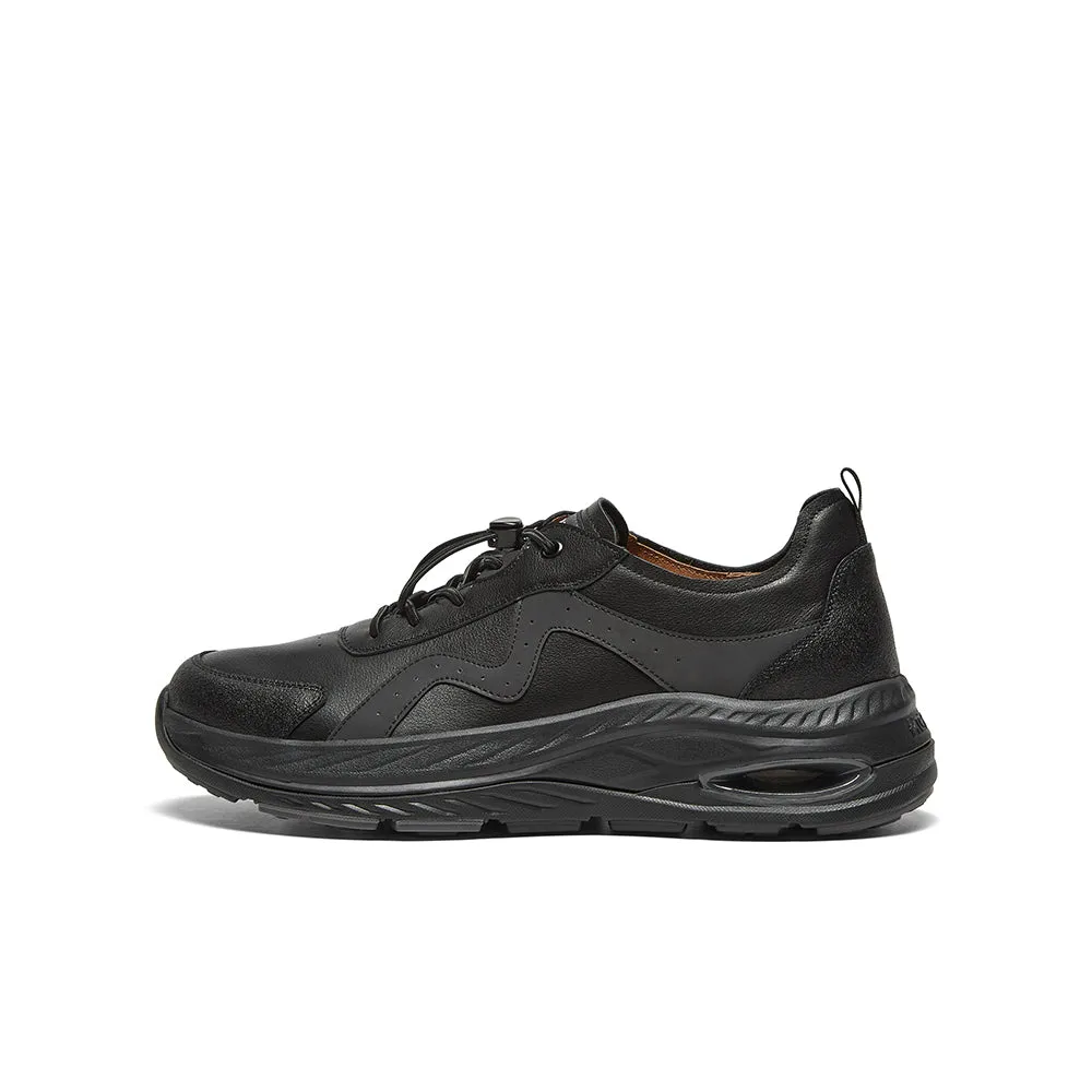 Cow leather/cow split leather/synthetic leather men's comfortable sports shoes