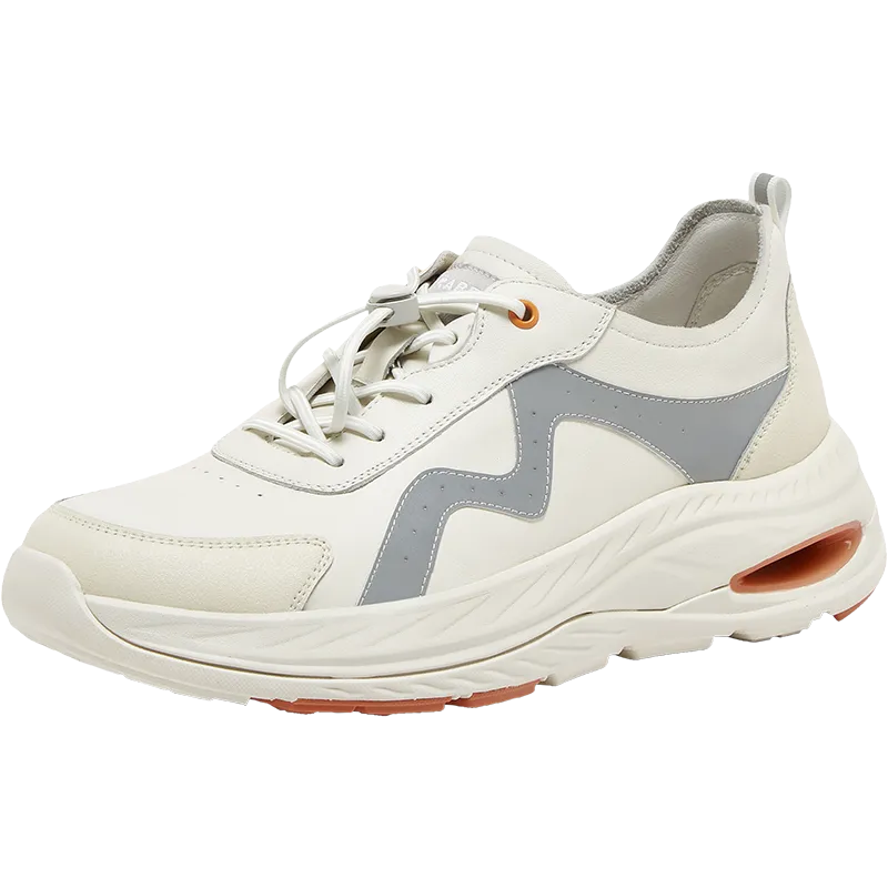 Cow leather/cow split leather/synthetic leather men's comfortable sports shoes