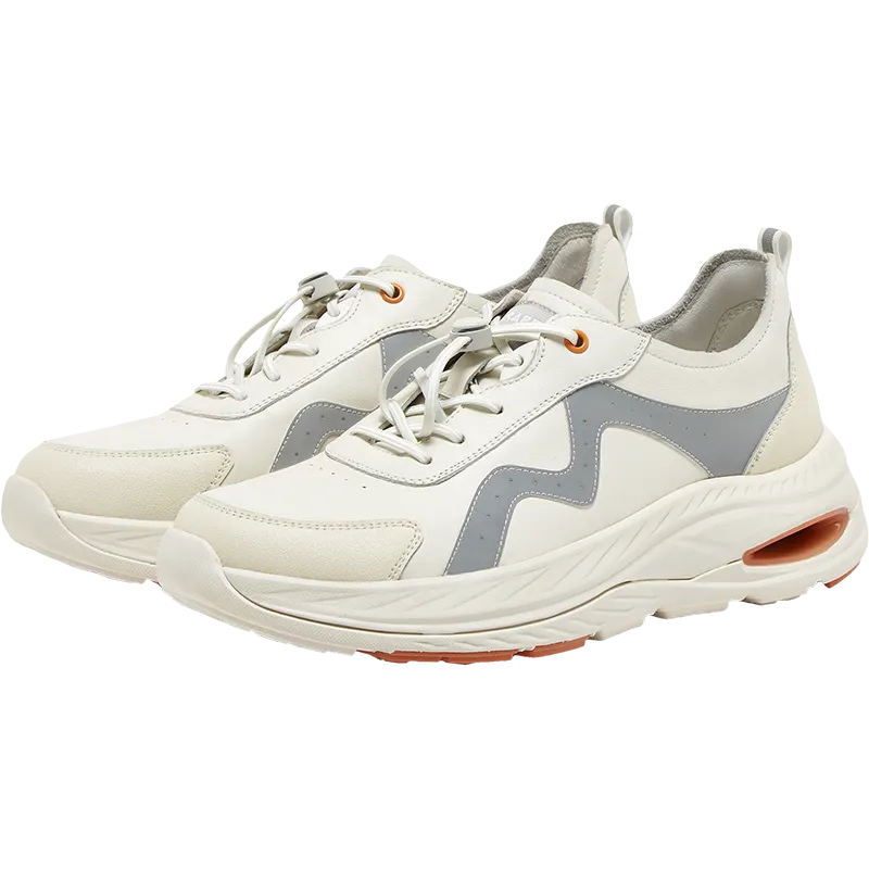Cow leather/cow split leather/synthetic leather men's comfortable sports shoes