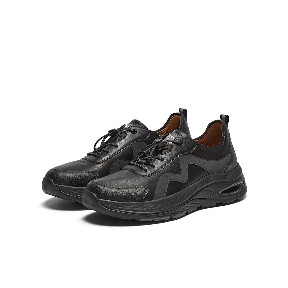 Cow leather/cow split leather/synthetic leather men's comfortable sports shoes