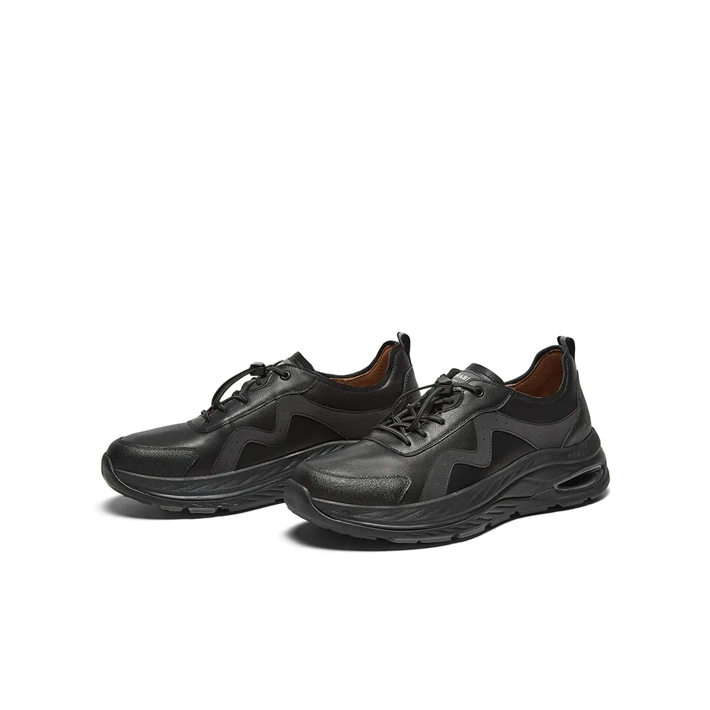 Cow leather/cow split leather/synthetic leather men's comfortable sports shoes