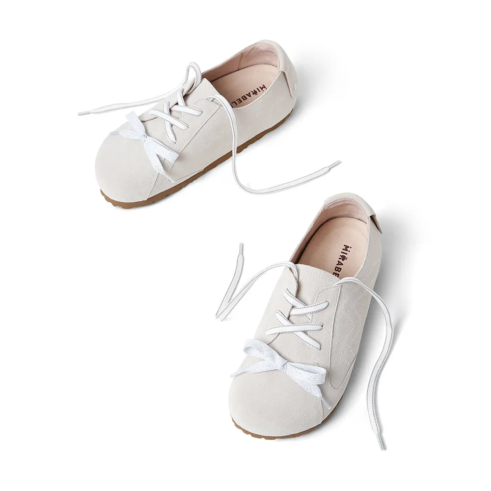 Cow split leather women's casual shoes