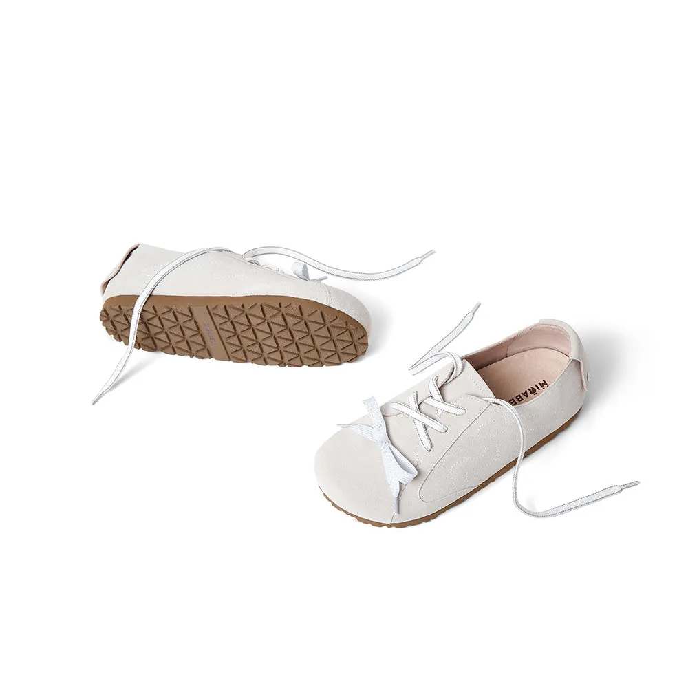 Cow split leather women's casual shoes