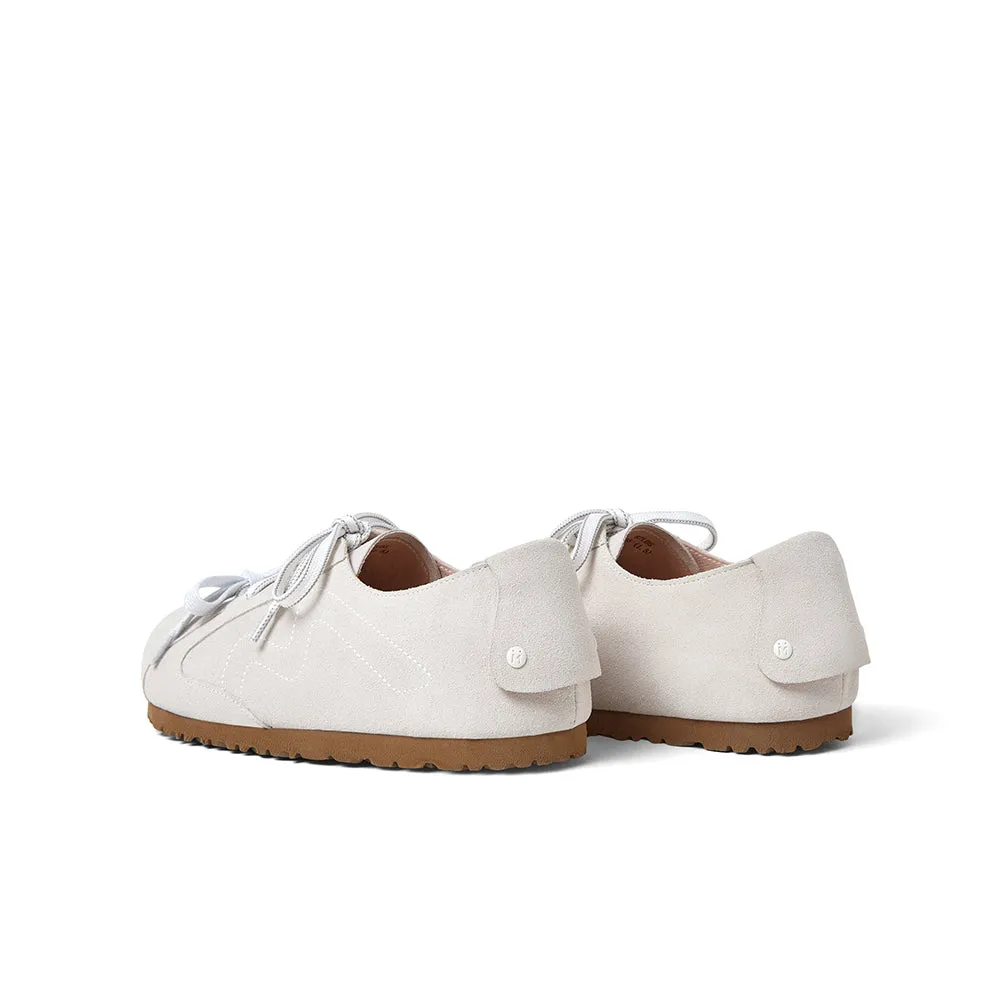 Cow split leather women's casual shoes