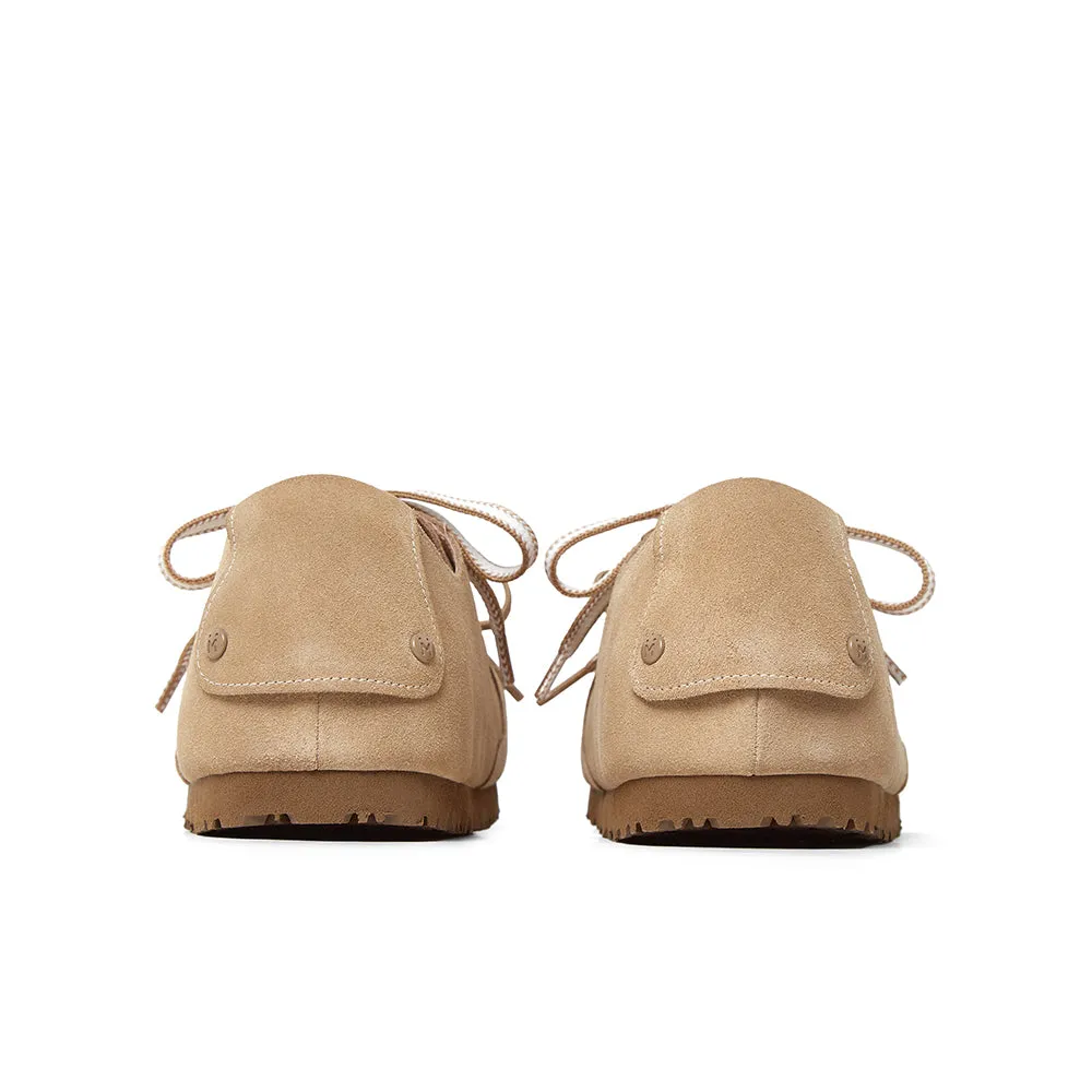 Cow split leather women's casual shoes