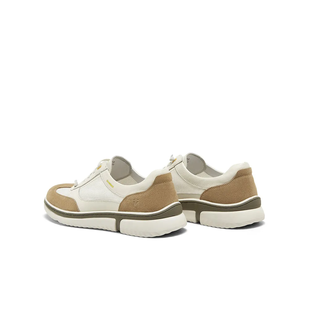 Cow split leather/textile/cow leather men's casual shoes (Men)