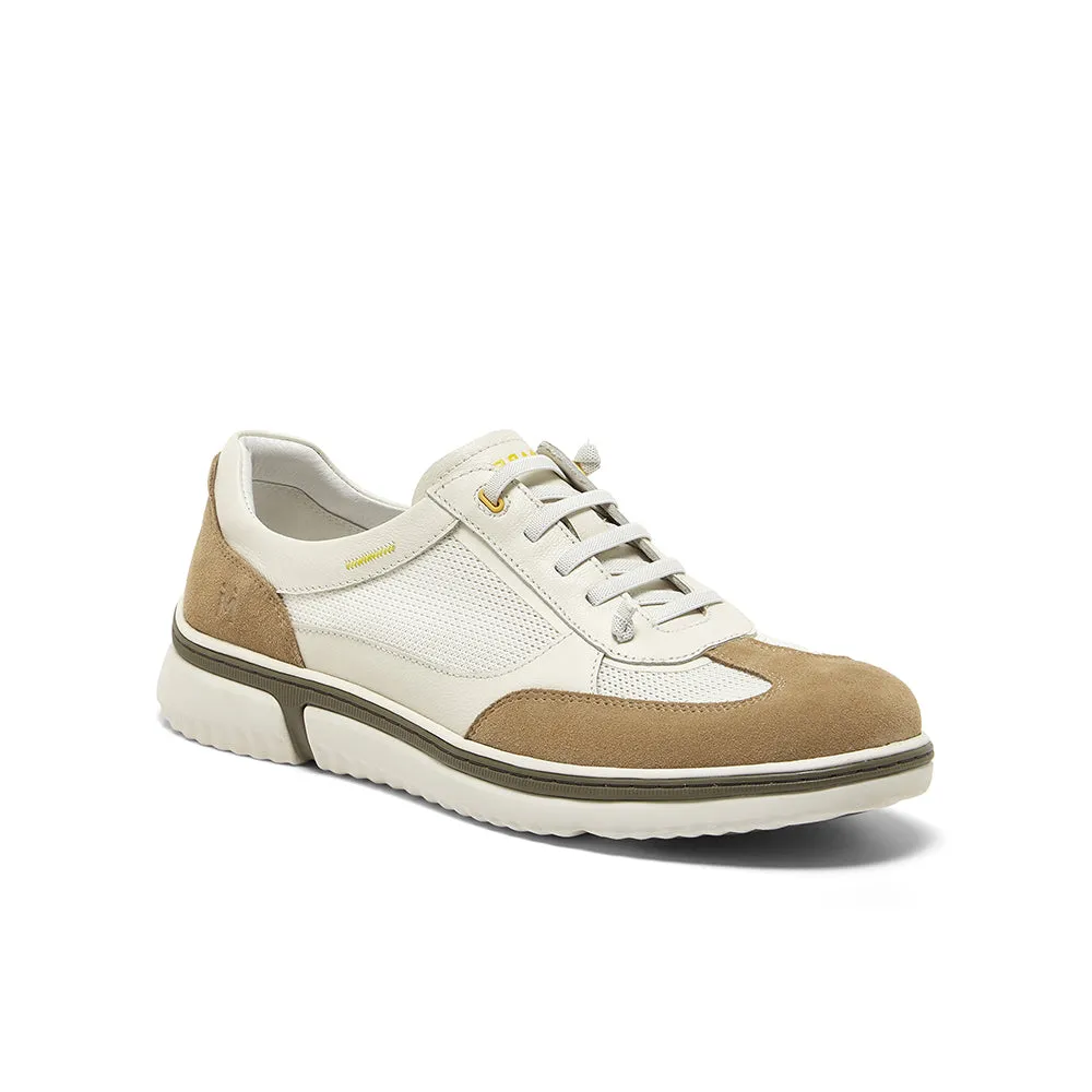 Cow split leather/textile/cow leather men's casual shoes (Men)