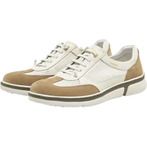Cow split leather/textile/cow leather men's casual shoes (Men)