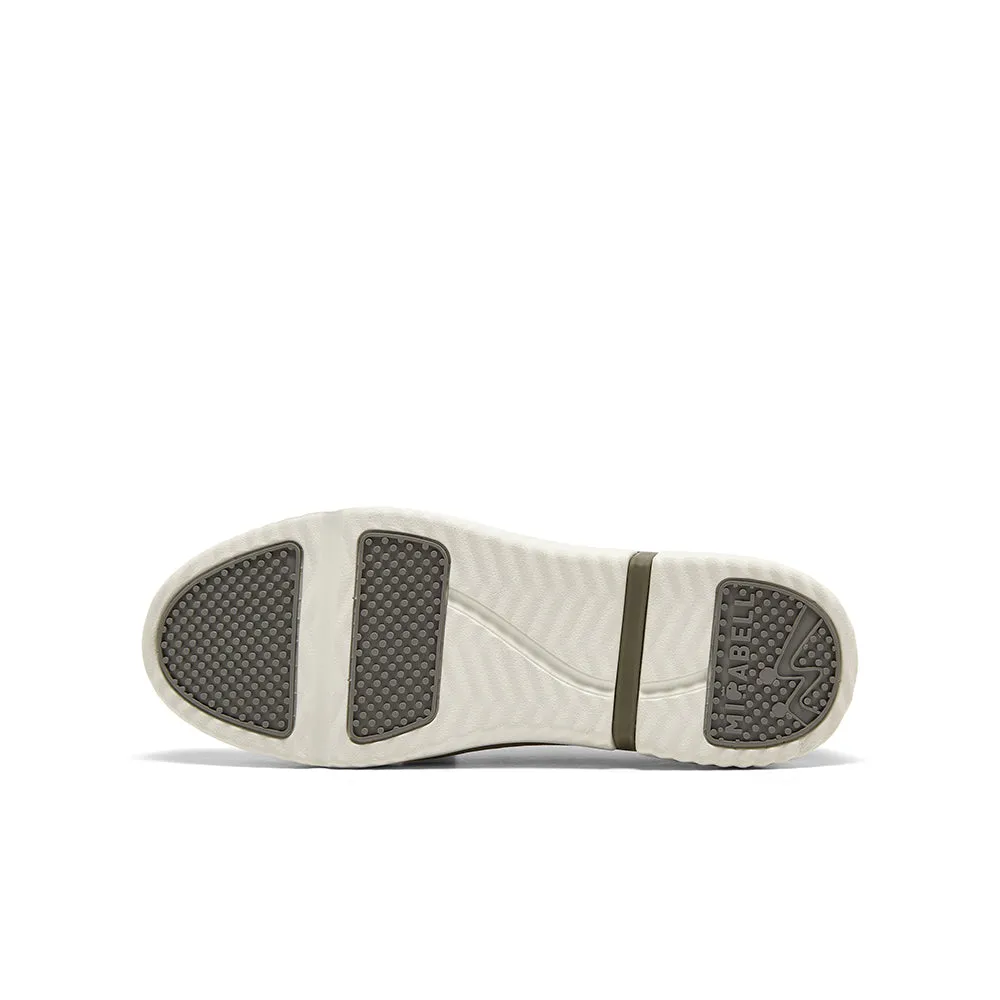 Cow split leather/textile/cow leather men's casual shoes