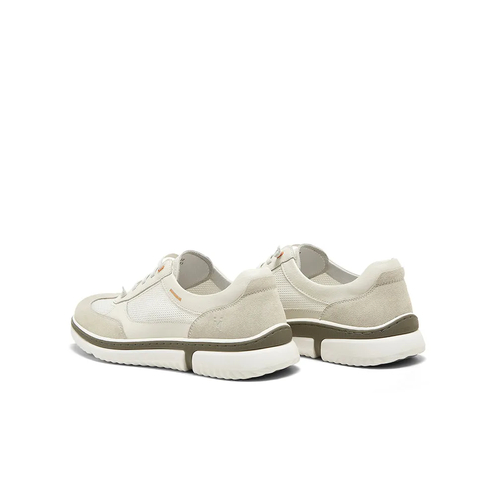 Cow split leather/textile/cow leather men's casual shoes