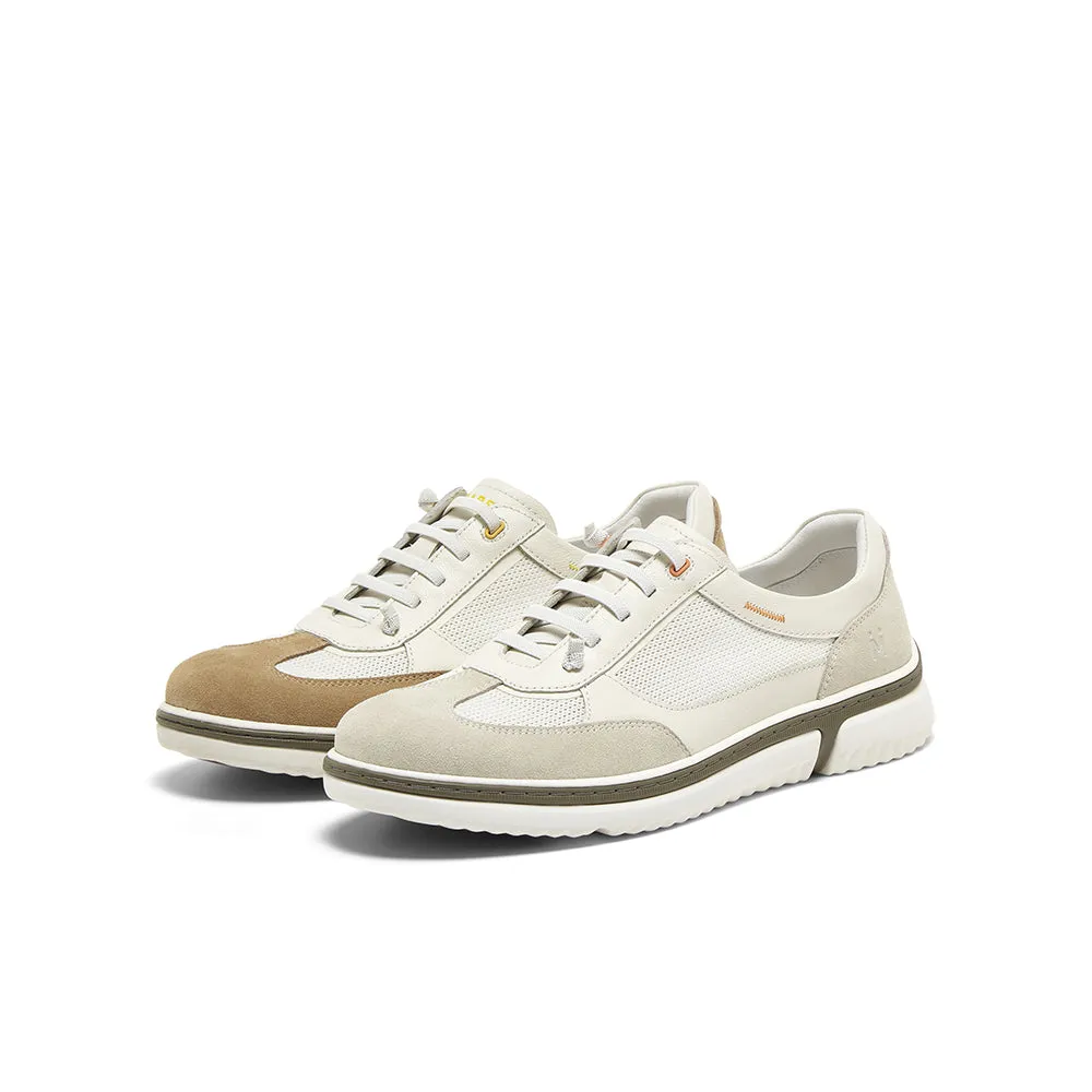 Cow split leather/textile/cow leather men's casual shoes