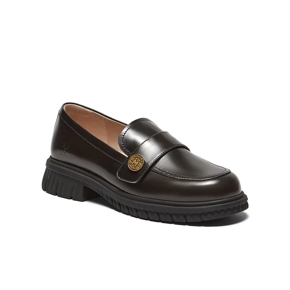 Cowhide leather women's casual shoes