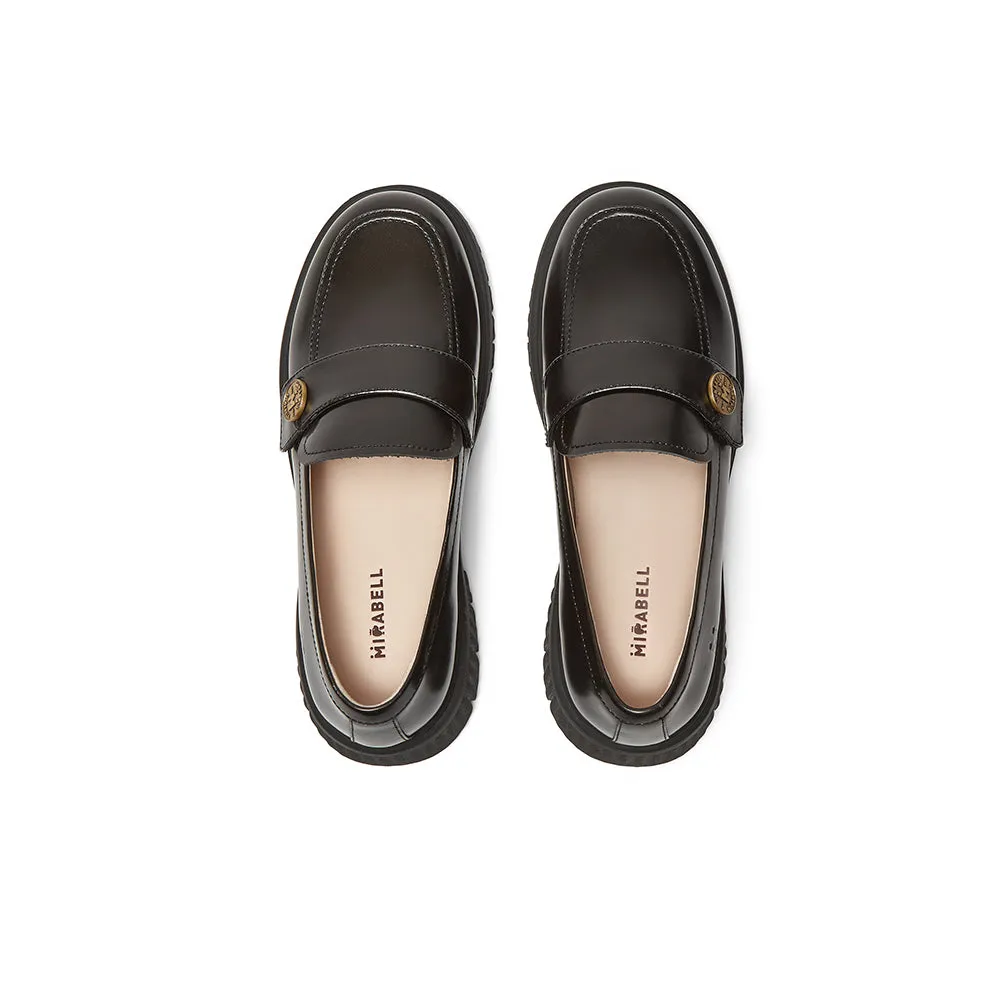 Cowhide leather women's casual shoes