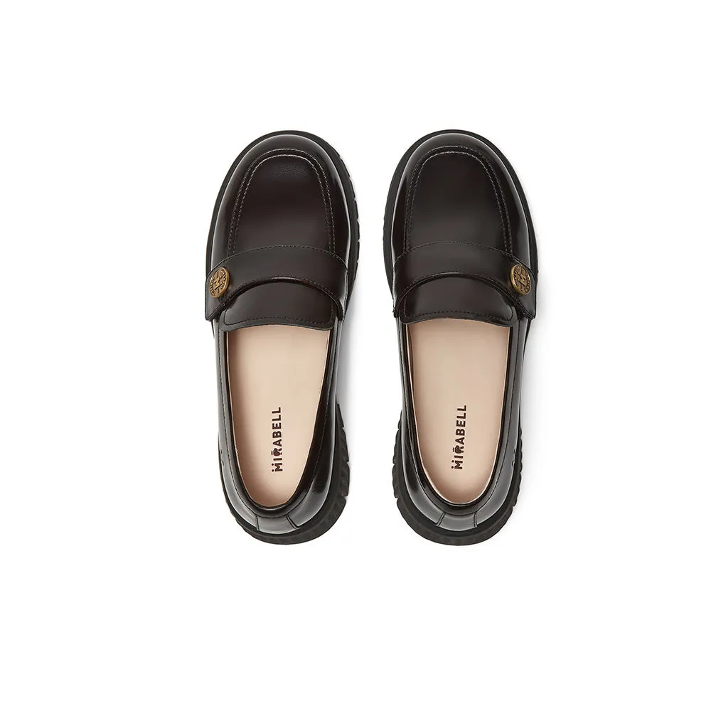 Cowhide leather women's casual shoes