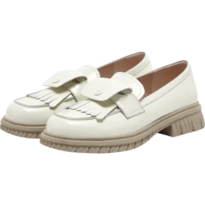 Cowhide leather women's casual shoes