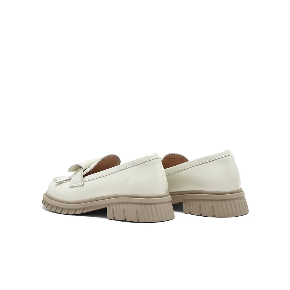Cowhide leather women's casual shoes