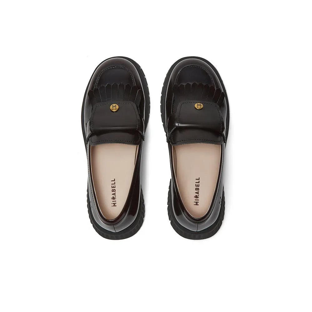 Cowhide leather women's casual shoes