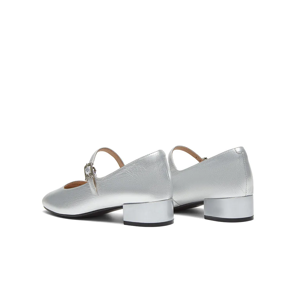 Cowhide leather women's shoes