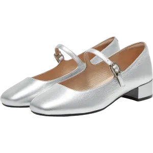 Cowhide leather women's shoes
