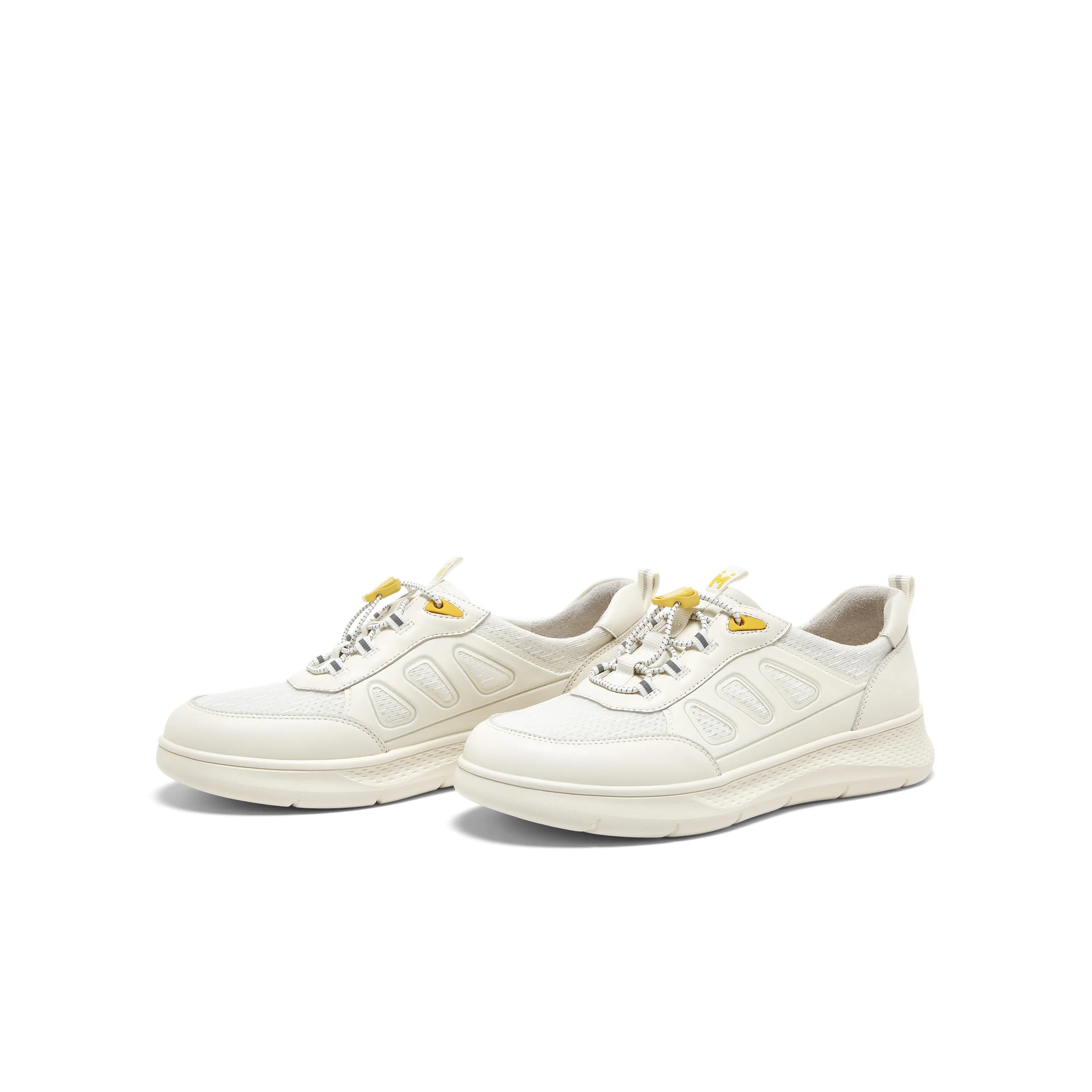 Cowhide leather/textile women's casual shoes (Women)