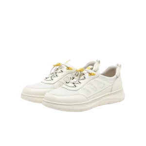 Cowhide leather/textile women's casual shoes (Women)