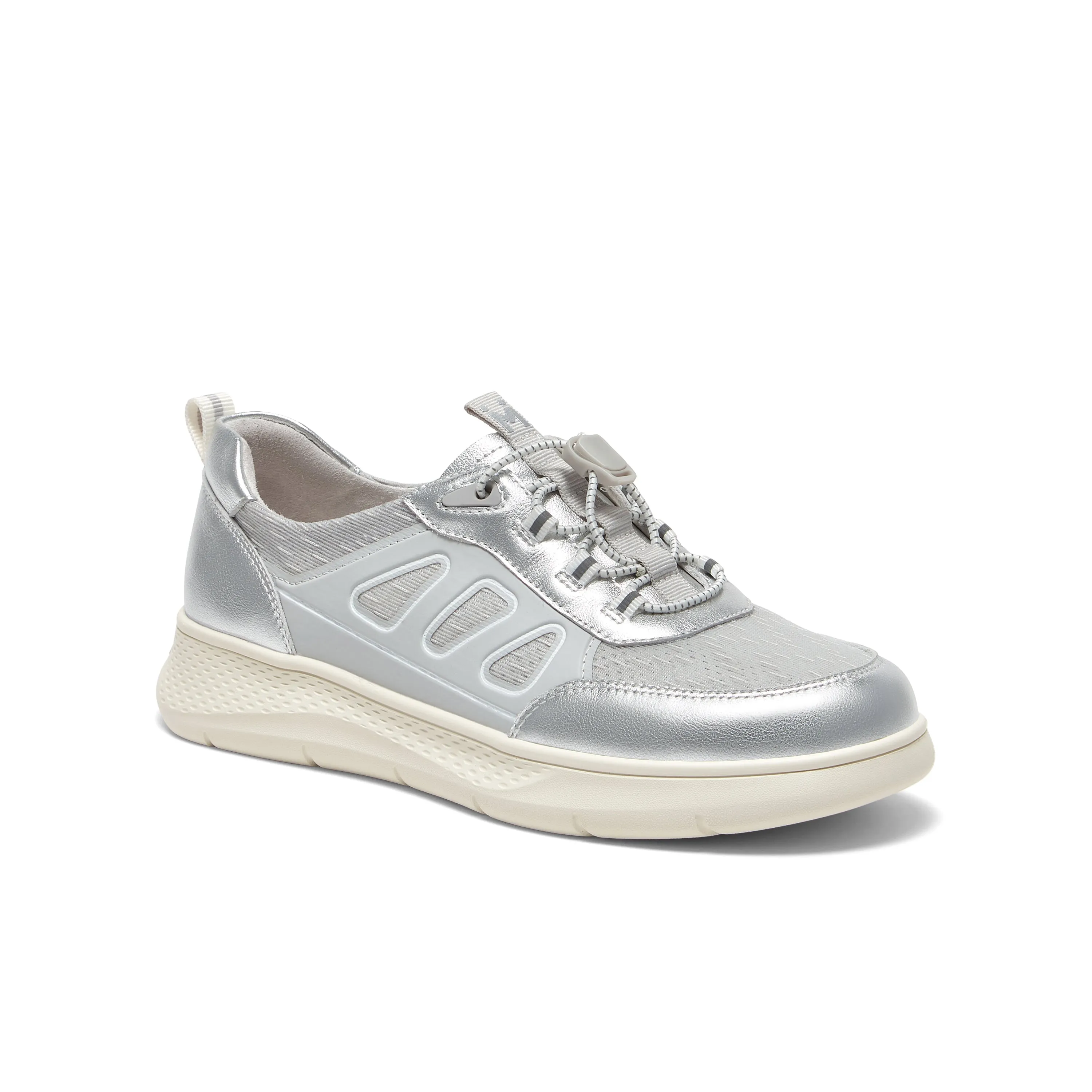 Cowhide leather/textile women's casual shoes (Women)