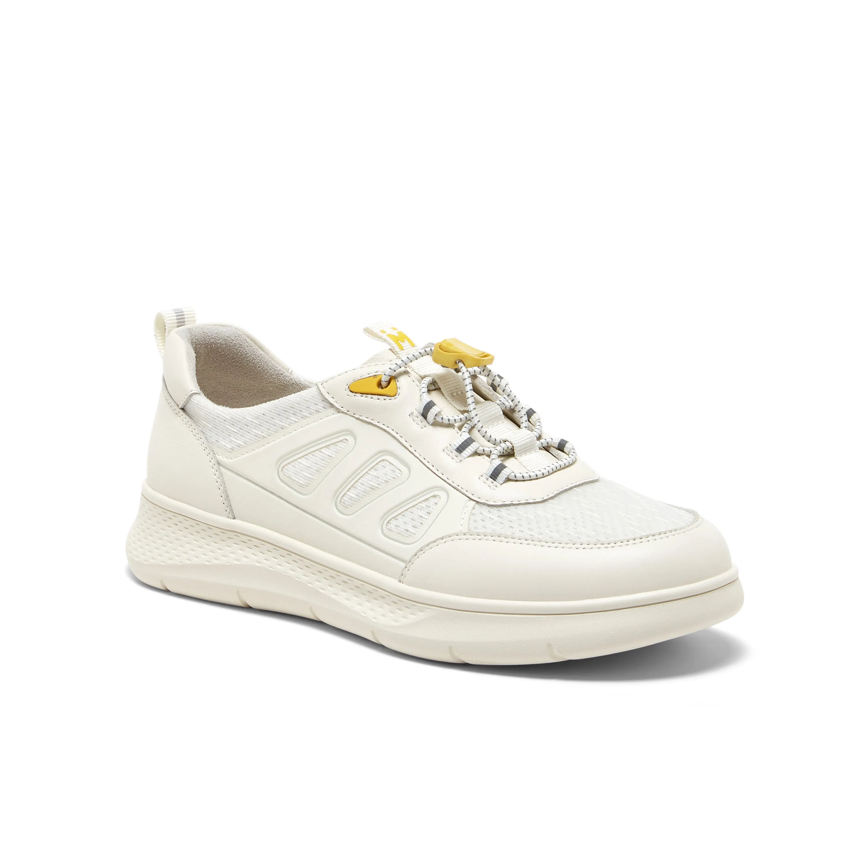 Cowhide leather/textile women's casual shoes (Women)