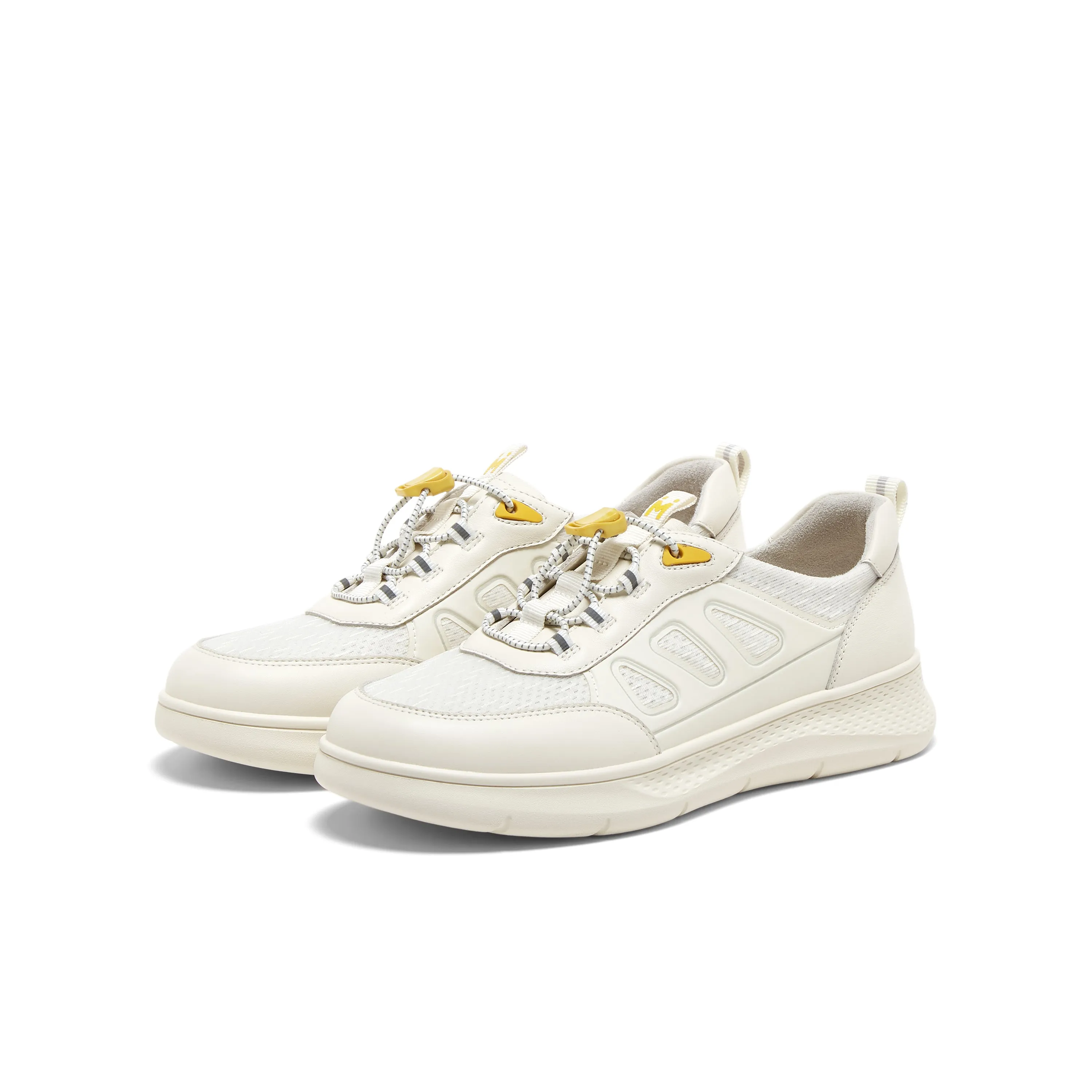 Cowhide leather/textile women's casual shoes (Women)