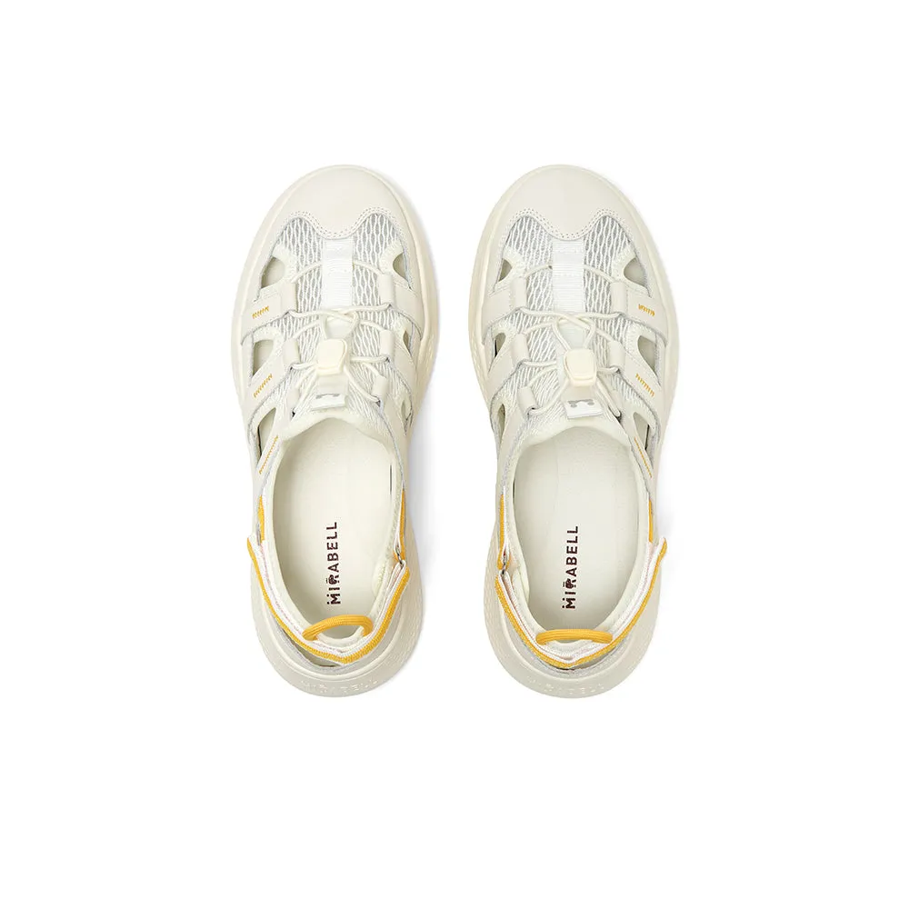 Cowhide leather/textile women's casual shoes