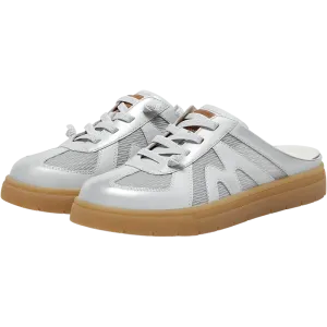Cowhide leather/textile women's leather sandals