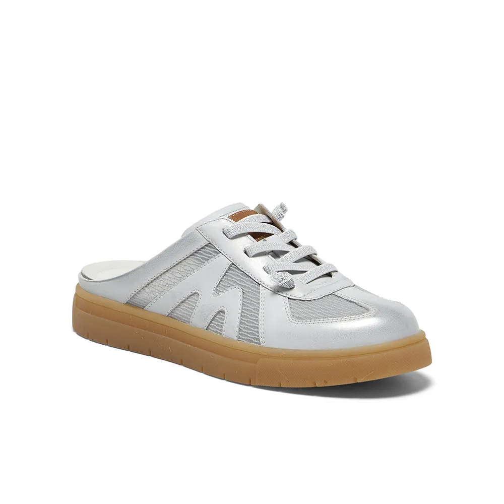 Cowhide leather/textile women's leather sandals