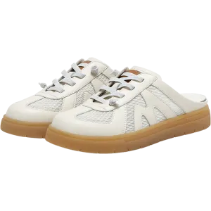 Cowhide leather/textile women's leather sandals