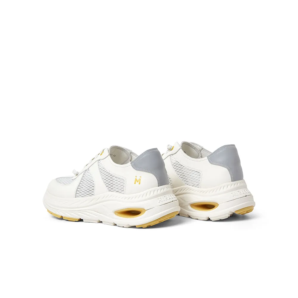 Cowhide leather/textile/synthetic leather women's comfortable sports shoes