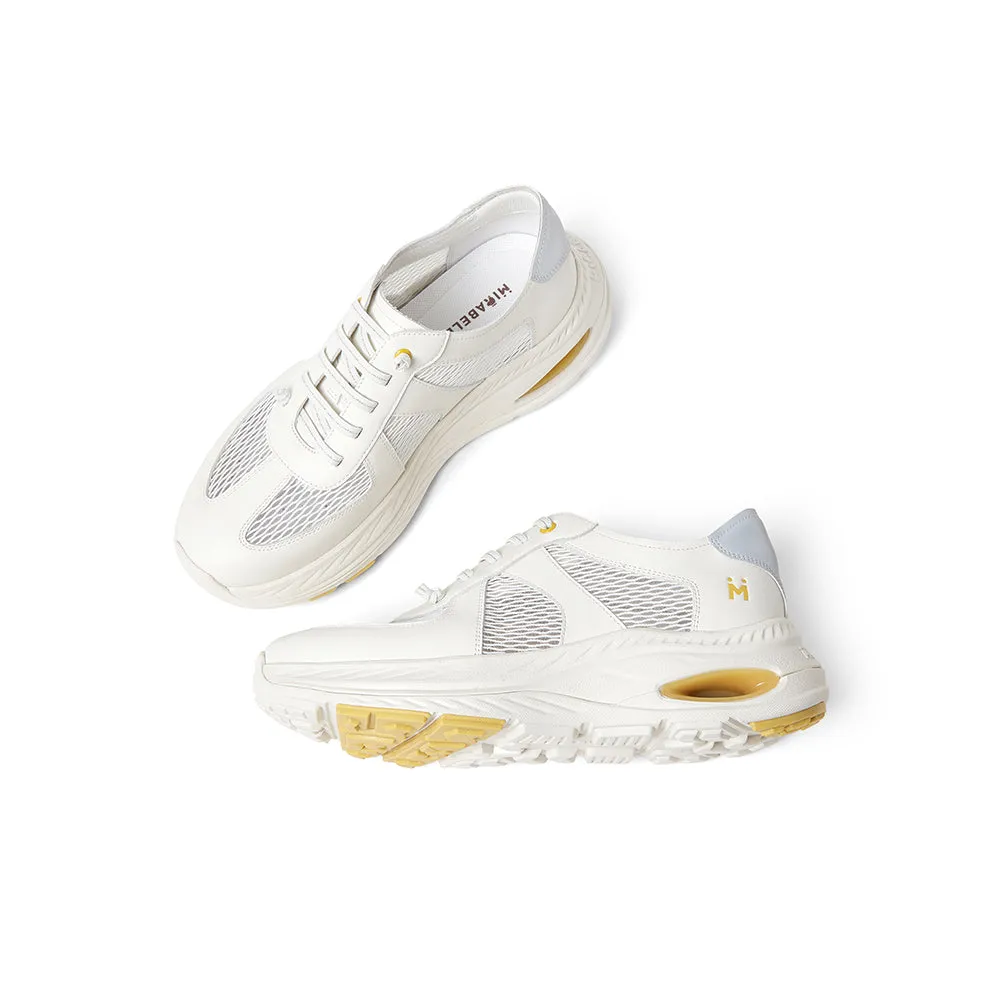 Cowhide leather/textile/synthetic leather women's comfortable sports shoes
