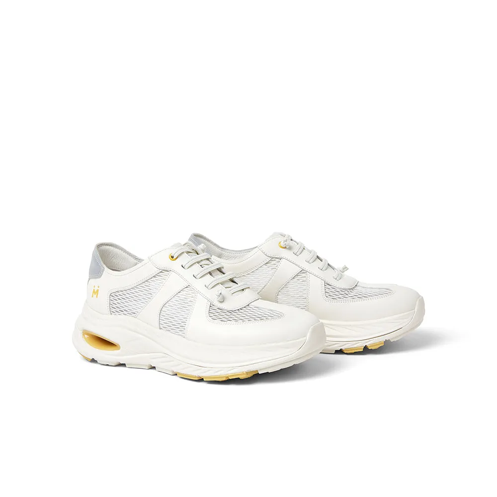 Cowhide leather/textile/synthetic leather women's comfortable sports shoes