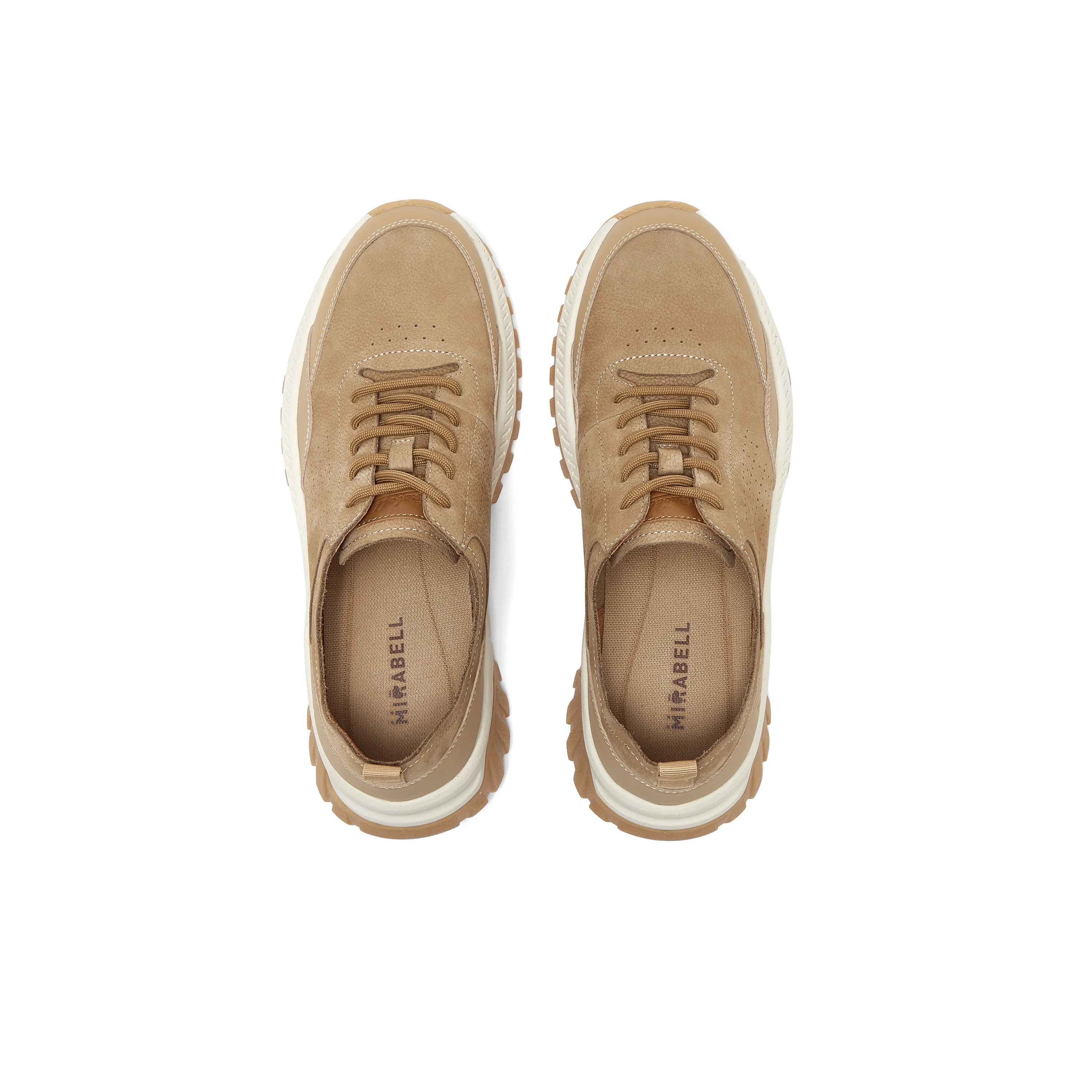 Cowhide/synthetic leather men's casual shoes