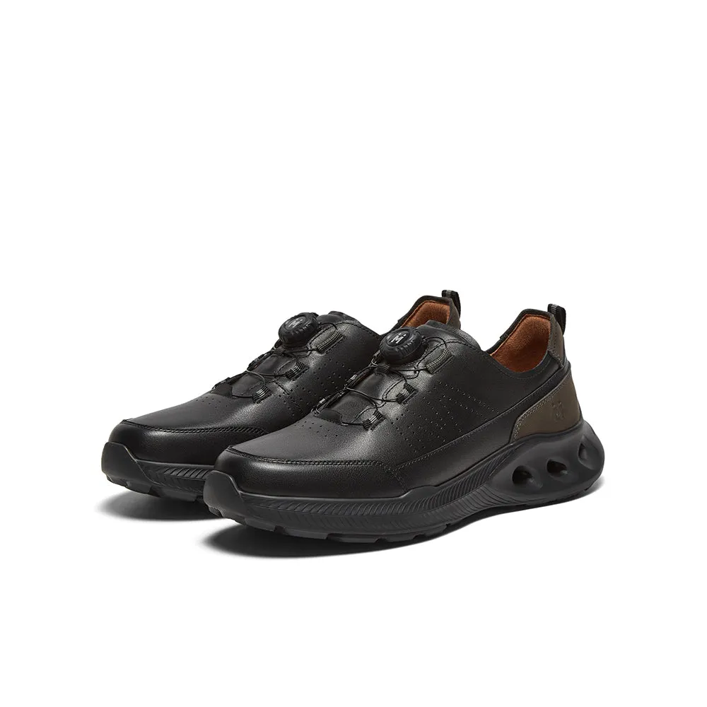 Men's cowhide leather casual shoes