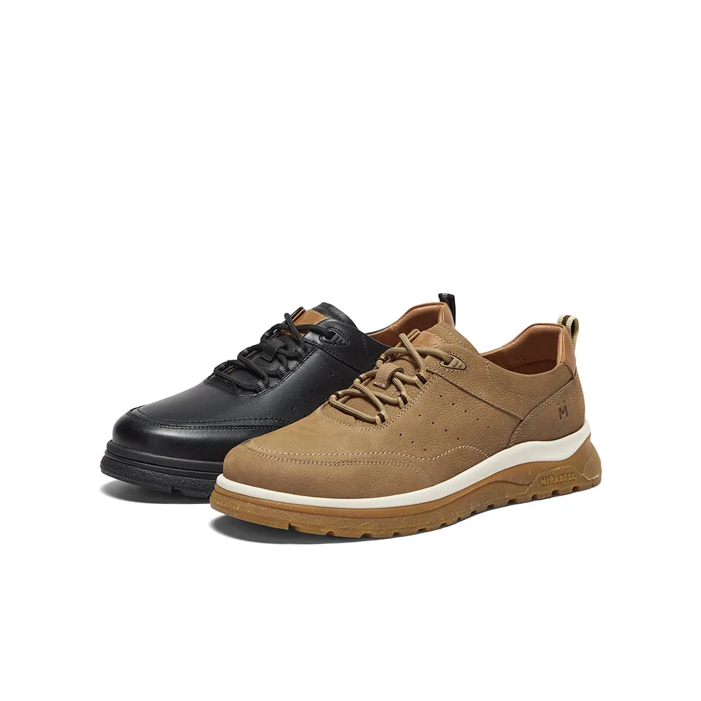 Men's cowhide leather casual shoes