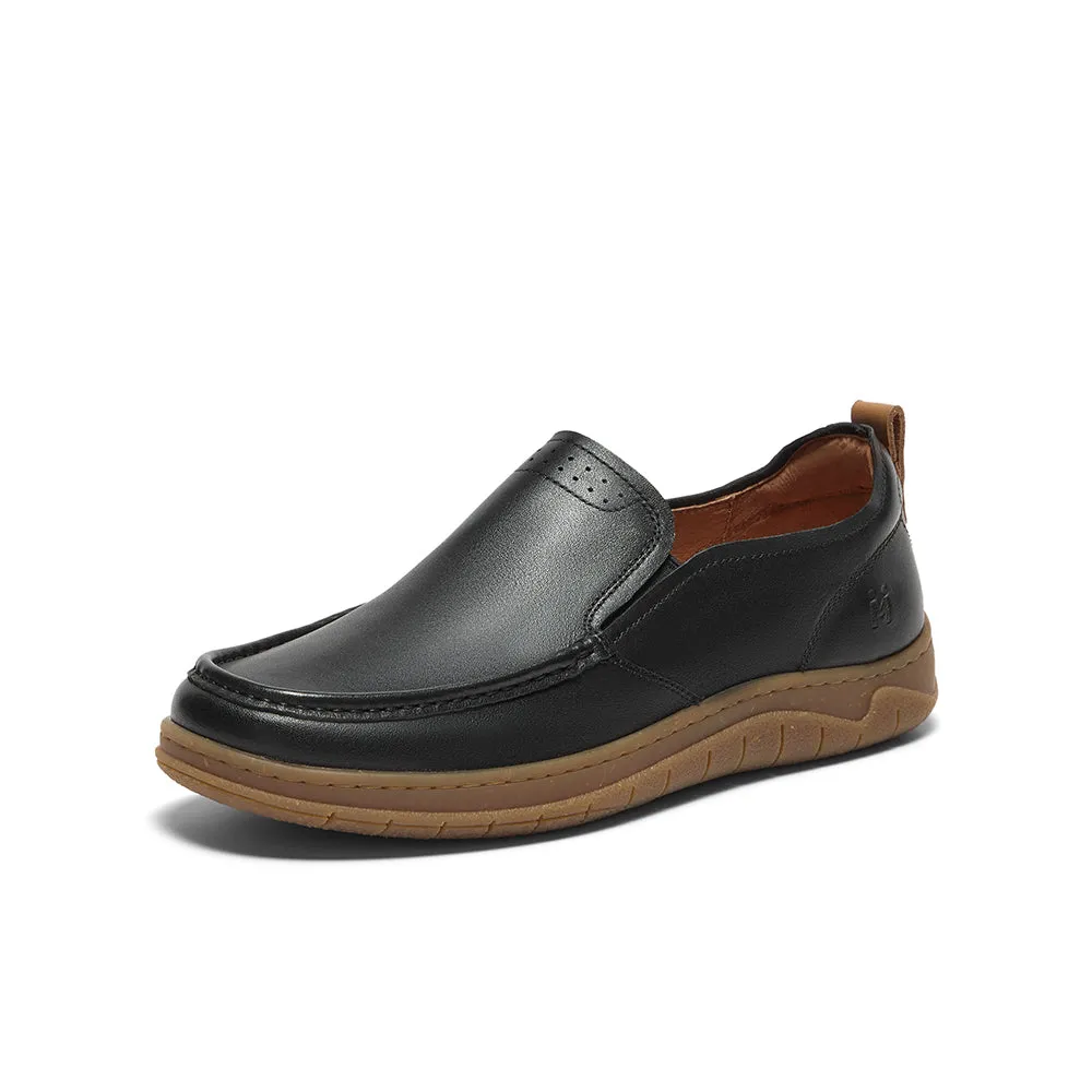 Men's cowhide leather casual shoes