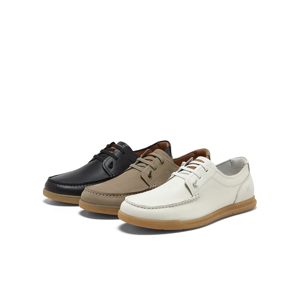Men's cowhide leather casual shoes