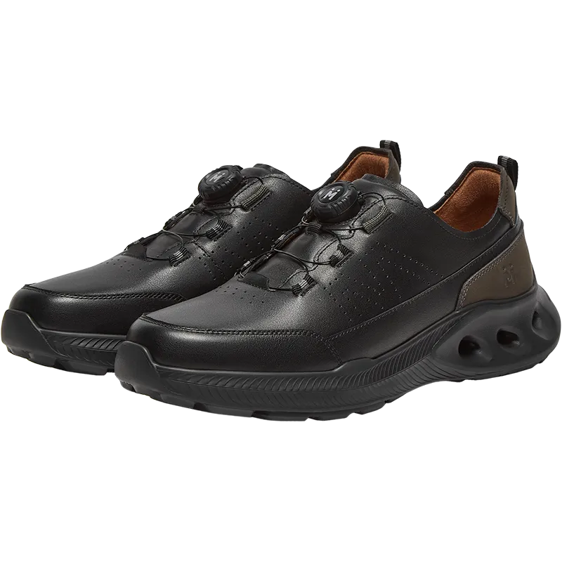 Men's cowhide leather casual shoes